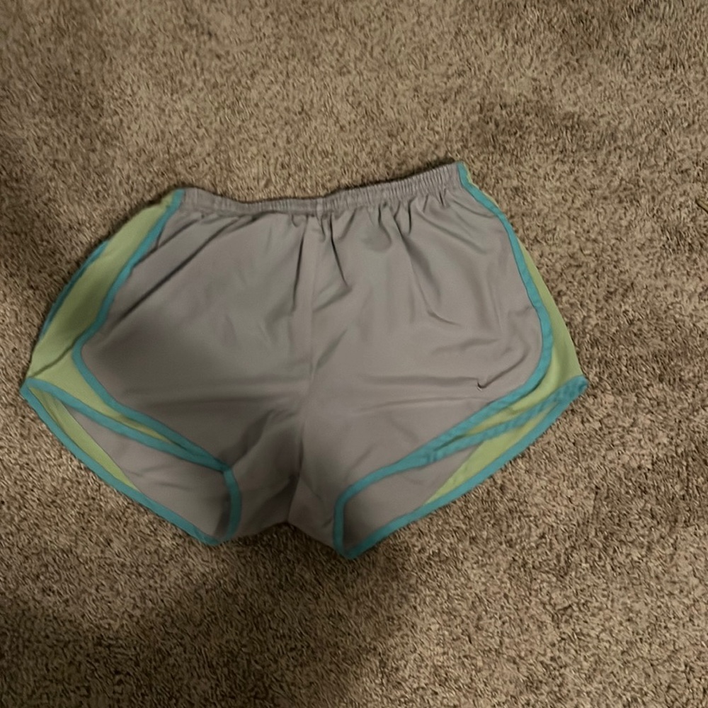 Grey, green and blue Nike dry fit shorts!